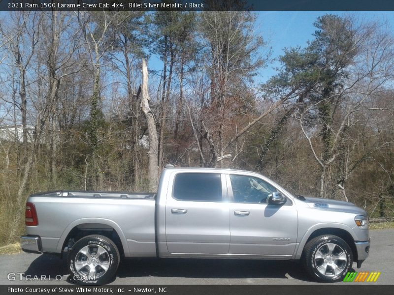 Billet Silver Metallic / Black 2021 Ram 1500 Laramie Crew Cab 4x4