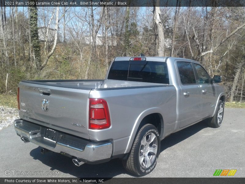 Billet Silver Metallic / Black 2021 Ram 1500 Laramie Crew Cab 4x4