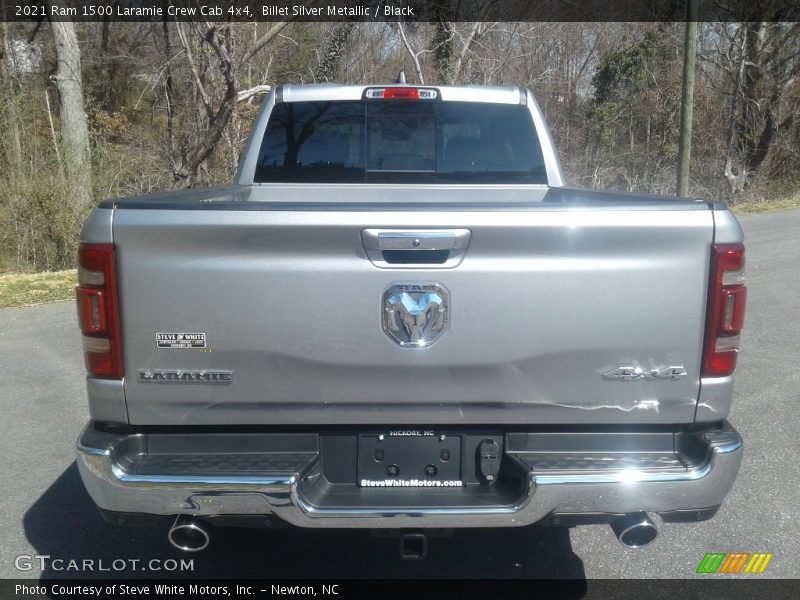 Billet Silver Metallic / Black 2021 Ram 1500 Laramie Crew Cab 4x4