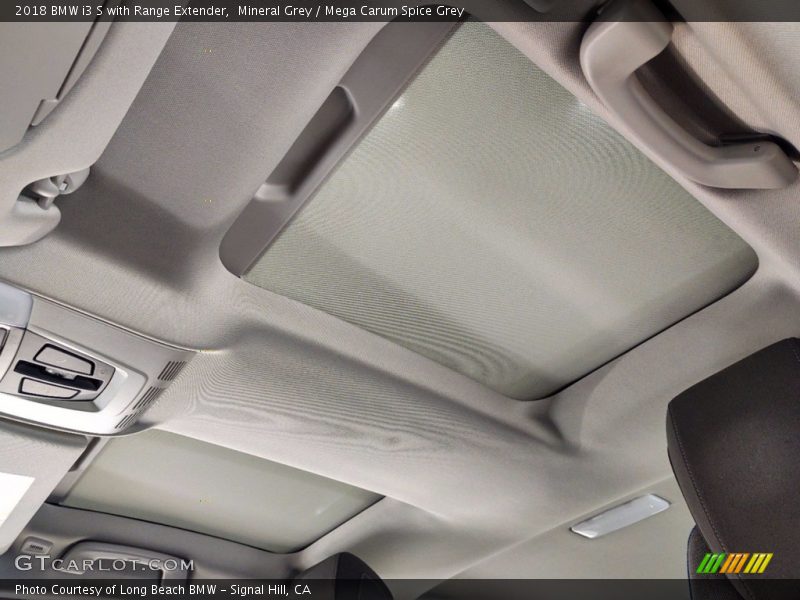 Mineral Grey / Mega Carum Spice Grey 2018 BMW i3 S with Range Extender