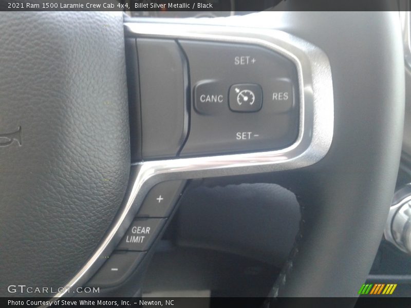 Billet Silver Metallic / Black 2021 Ram 1500 Laramie Crew Cab 4x4