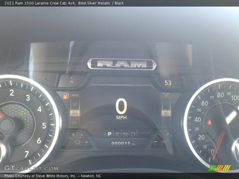 Billet Silver Metallic / Black 2021 Ram 1500 Laramie Crew Cab 4x4