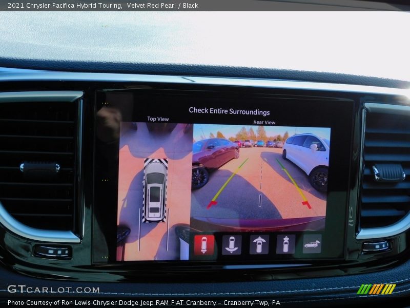 Velvet Red Pearl / Black 2021 Chrysler Pacifica Hybrid Touring