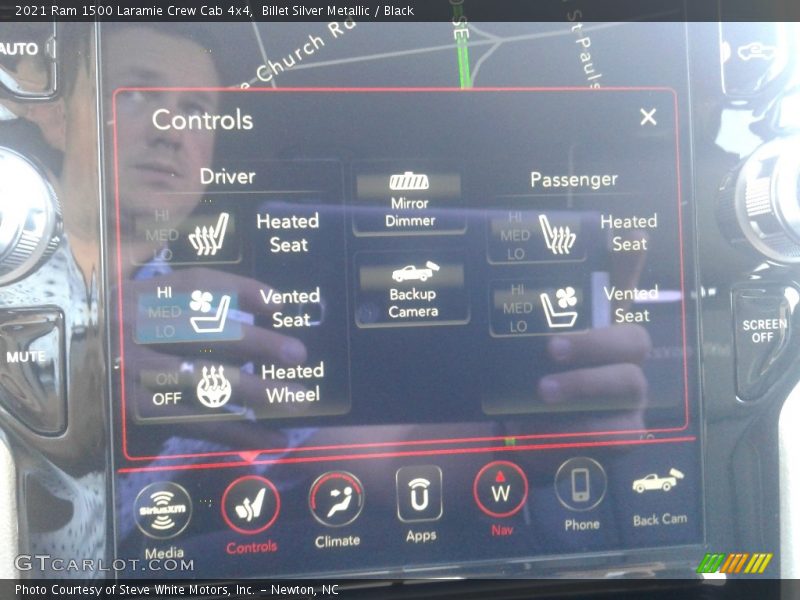 Billet Silver Metallic / Black 2021 Ram 1500 Laramie Crew Cab 4x4