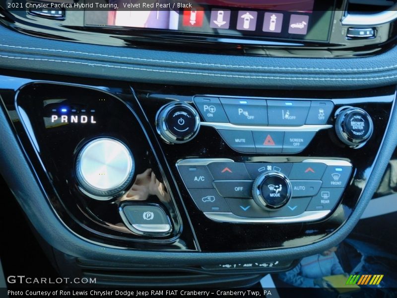 Velvet Red Pearl / Black 2021 Chrysler Pacifica Hybrid Touring
