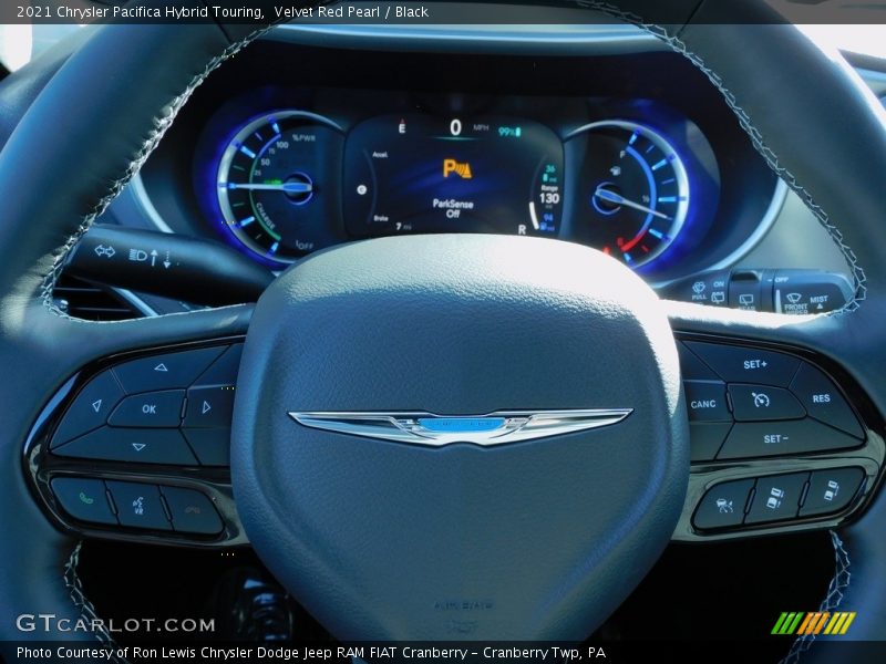 Velvet Red Pearl / Black 2021 Chrysler Pacifica Hybrid Touring