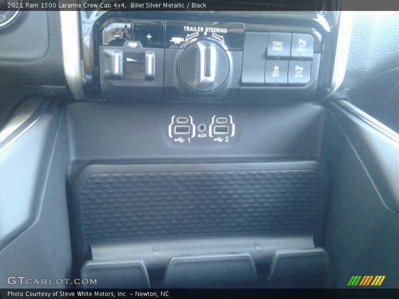 Billet Silver Metallic / Black 2021 Ram 1500 Laramie Crew Cab 4x4
