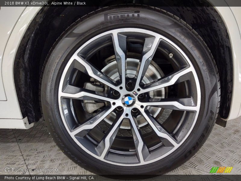 Alpine White / Black 2018 BMW X3 xDrive30i