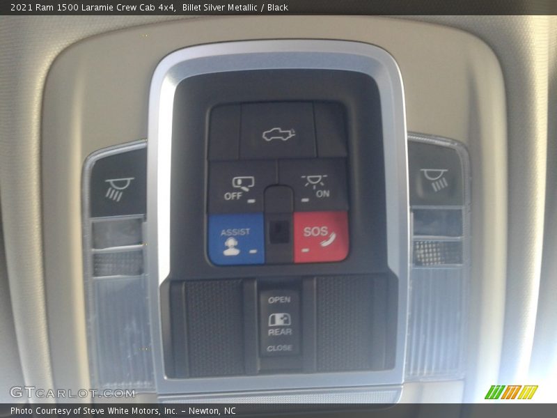 Billet Silver Metallic / Black 2021 Ram 1500 Laramie Crew Cab 4x4