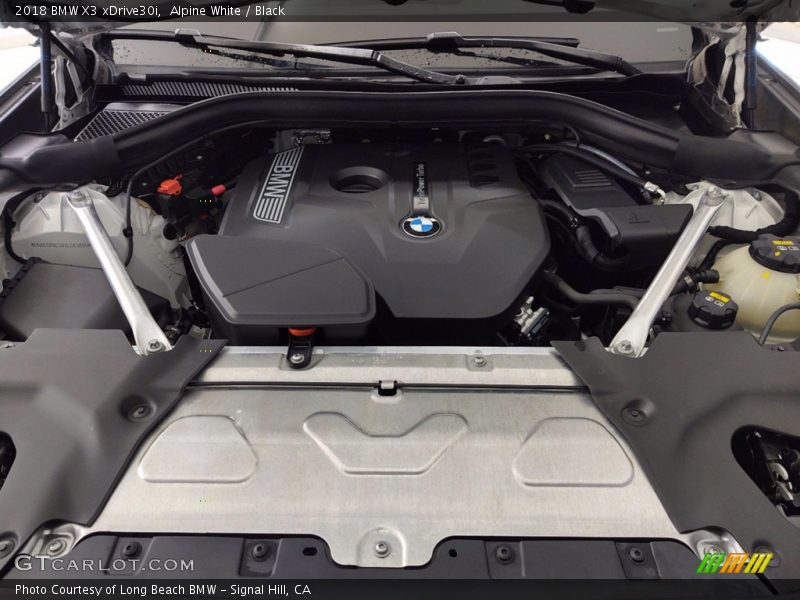 Alpine White / Black 2018 BMW X3 xDrive30i