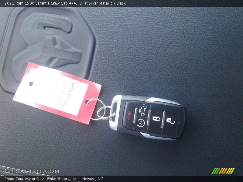 Billet Silver Metallic / Black 2021 Ram 1500 Laramie Crew Cab 4x4