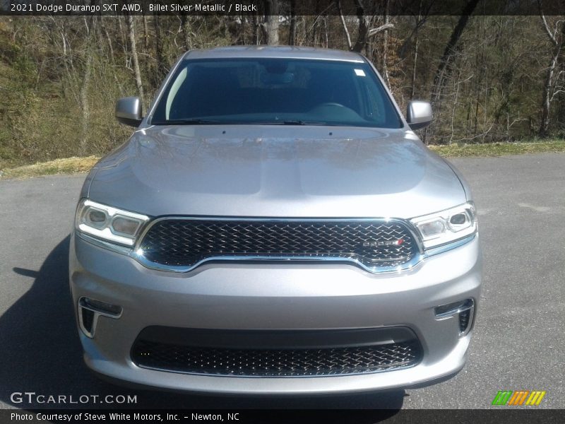 Billet Silver Metallic / Black 2021 Dodge Durango SXT AWD