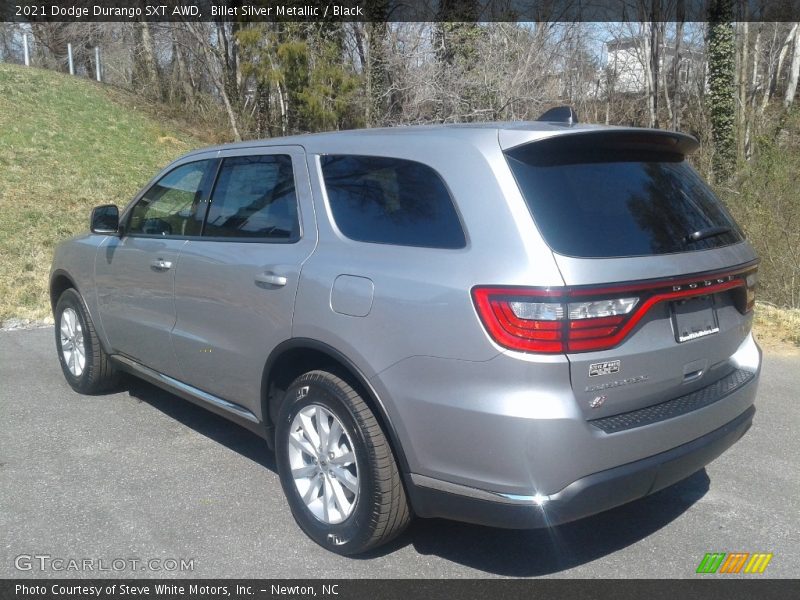 Billet Silver Metallic / Black 2021 Dodge Durango SXT AWD