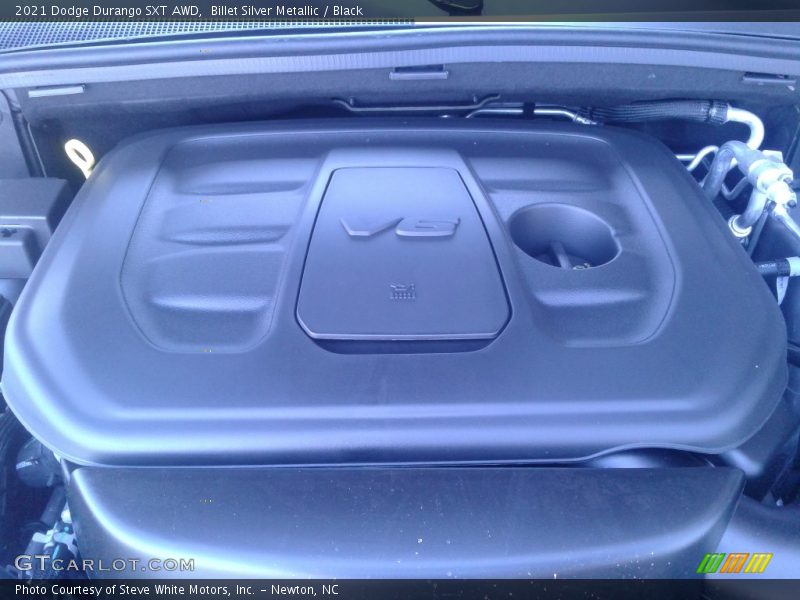 Billet Silver Metallic / Black 2021 Dodge Durango SXT AWD