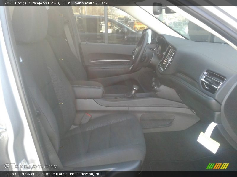 Billet Silver Metallic / Black 2021 Dodge Durango SXT AWD