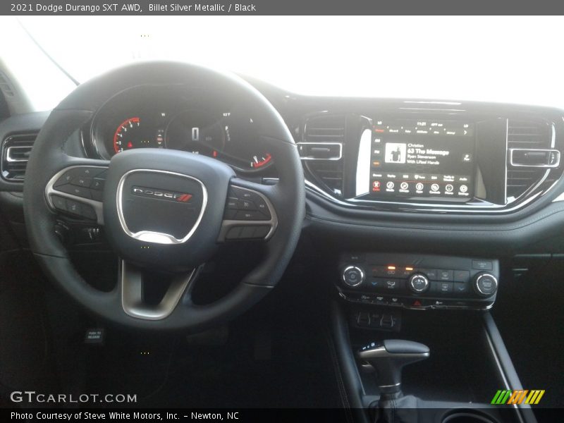 Billet Silver Metallic / Black 2021 Dodge Durango SXT AWD