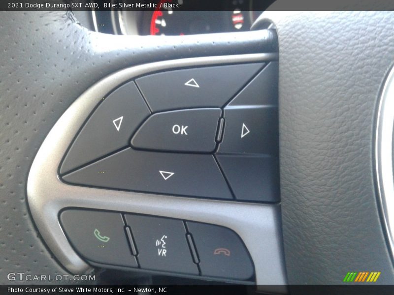 Billet Silver Metallic / Black 2021 Dodge Durango SXT AWD