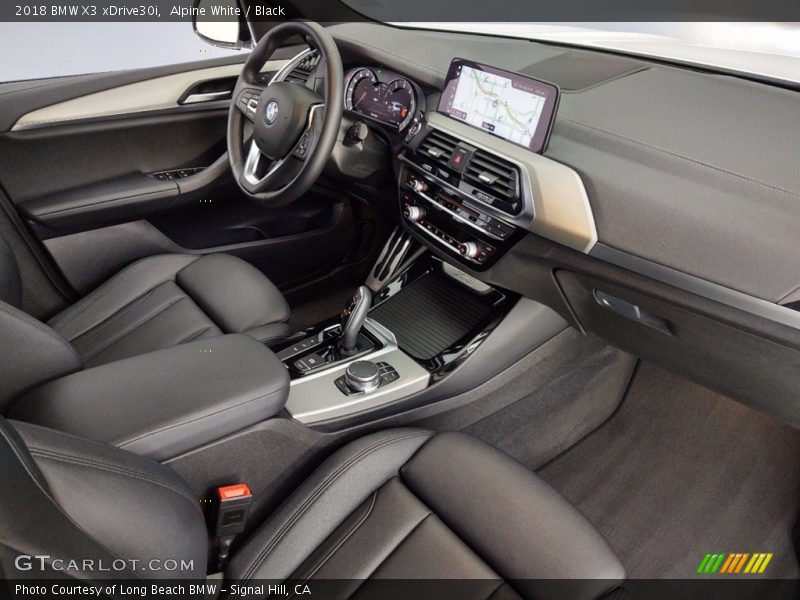 Alpine White / Black 2018 BMW X3 xDrive30i