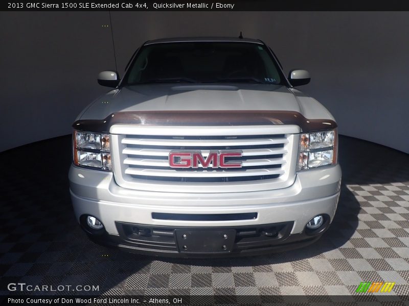 Quicksilver Metallic / Ebony 2013 GMC Sierra 1500 SLE Extended Cab 4x4