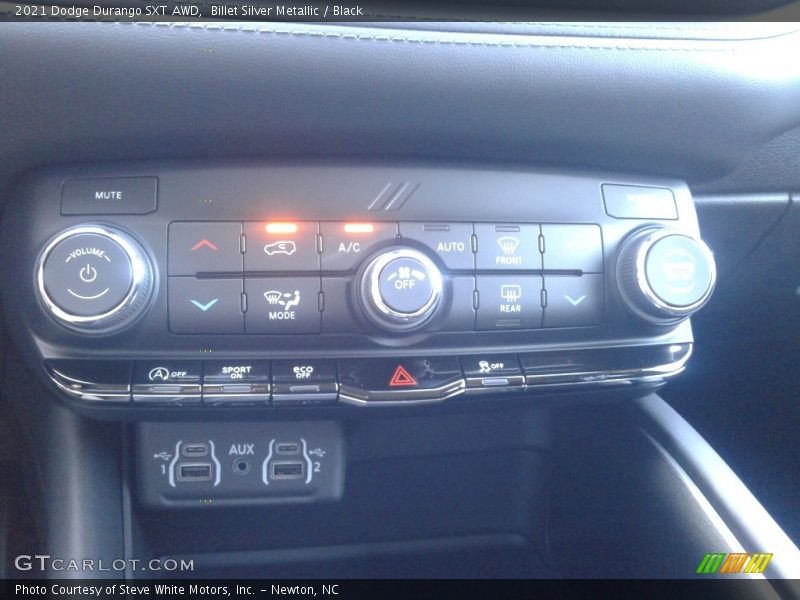 Billet Silver Metallic / Black 2021 Dodge Durango SXT AWD