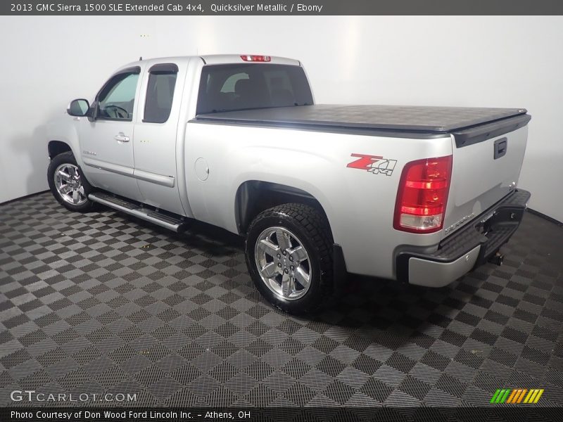 Quicksilver Metallic / Ebony 2013 GMC Sierra 1500 SLE Extended Cab 4x4