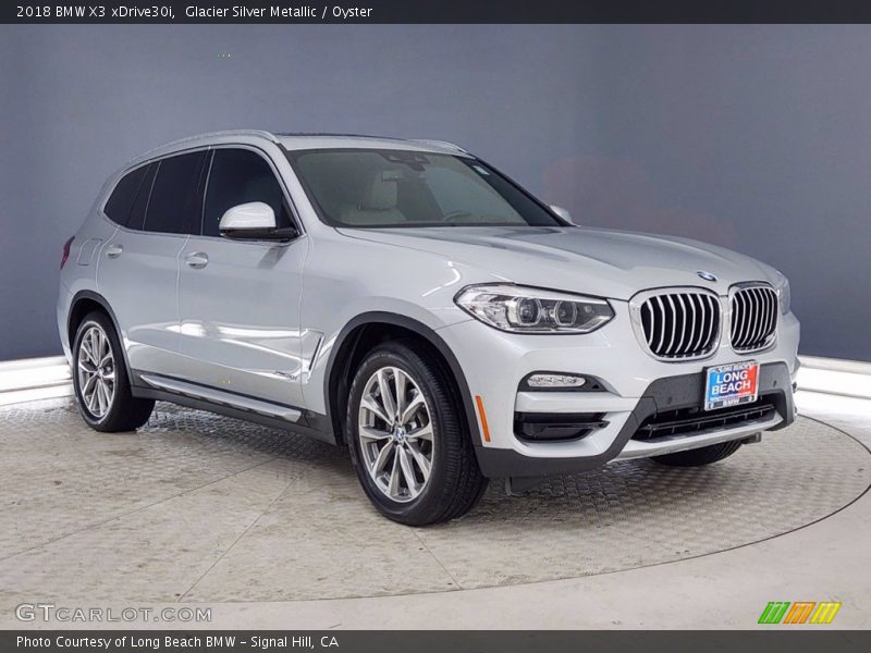 Glacier Silver Metallic / Oyster 2018 BMW X3 xDrive30i