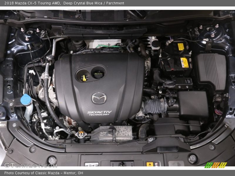 Deep Crystal Blue Mica / Parchment 2018 Mazda CX-5 Touring AWD