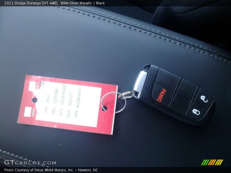 Billet Silver Metallic / Black 2021 Dodge Durango SXT AWD