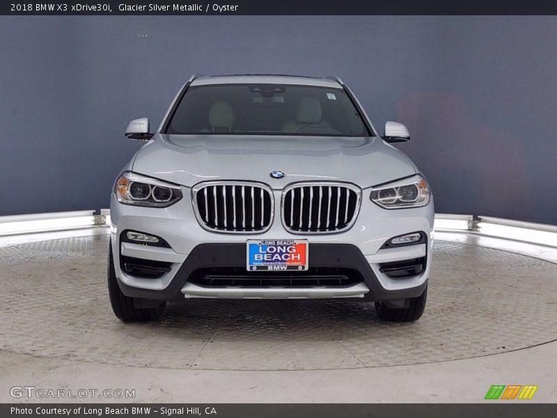 Glacier Silver Metallic / Oyster 2018 BMW X3 xDrive30i