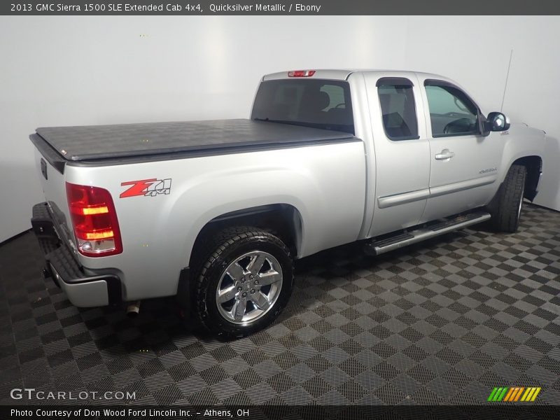 Quicksilver Metallic / Ebony 2013 GMC Sierra 1500 SLE Extended Cab 4x4