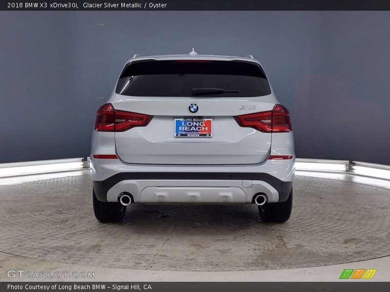 Glacier Silver Metallic / Oyster 2018 BMW X3 xDrive30i