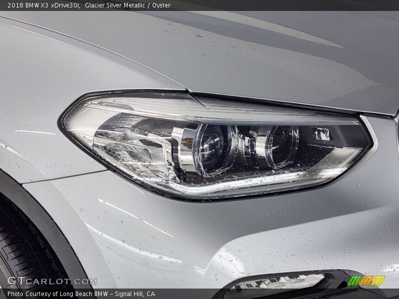 Glacier Silver Metallic / Oyster 2018 BMW X3 xDrive30i