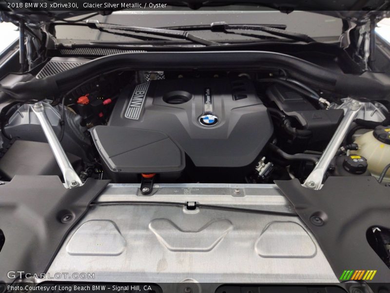 Glacier Silver Metallic / Oyster 2018 BMW X3 xDrive30i