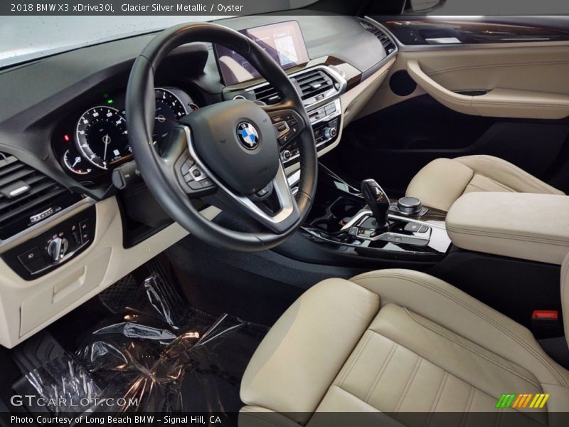Glacier Silver Metallic / Oyster 2018 BMW X3 xDrive30i