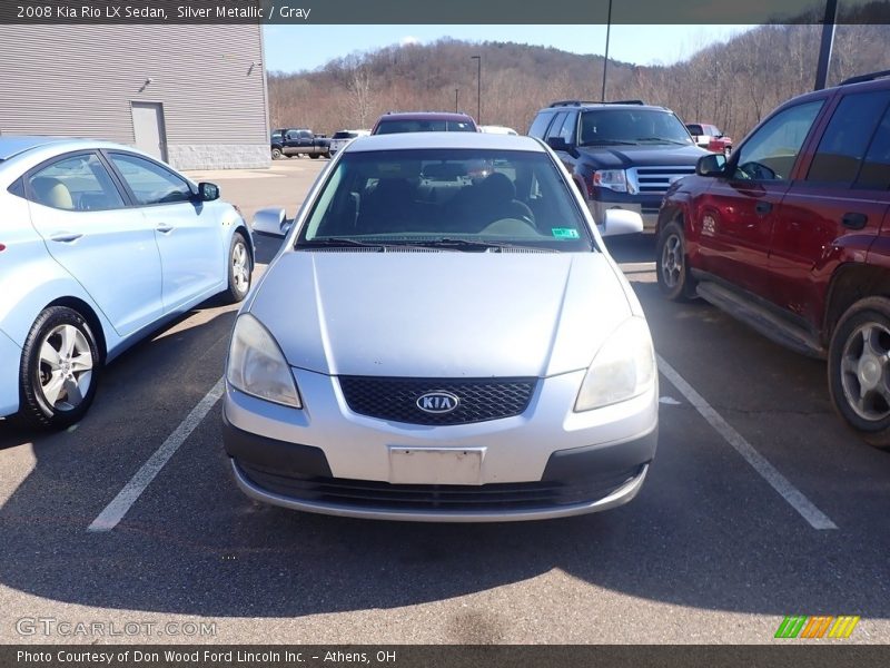 Silver Metallic / Gray 2008 Kia Rio LX Sedan