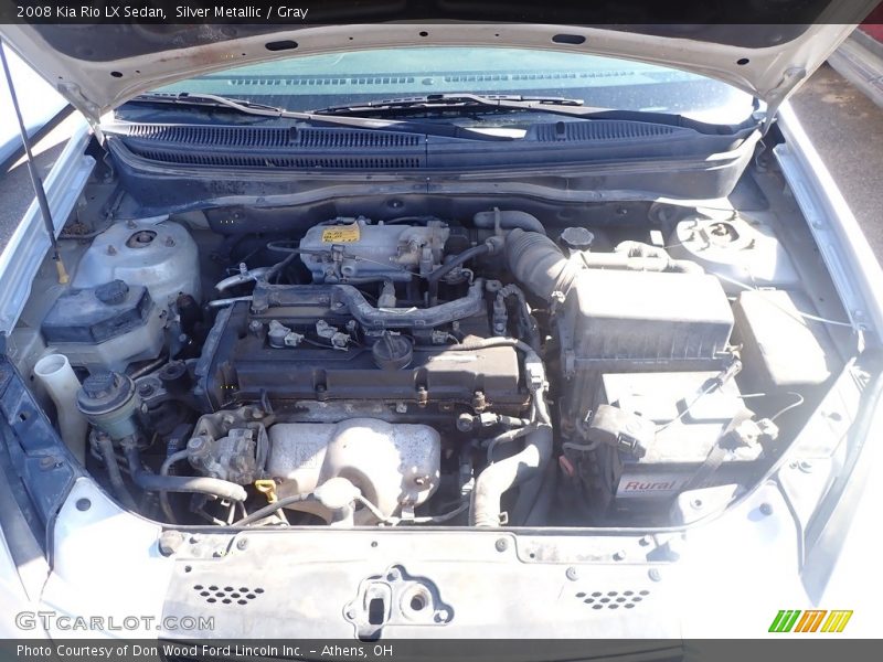 Silver Metallic / Gray 2008 Kia Rio LX Sedan