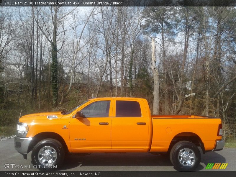 Omaha Orange / Black 2021 Ram 2500 Tradesman Crew Cab 4x4