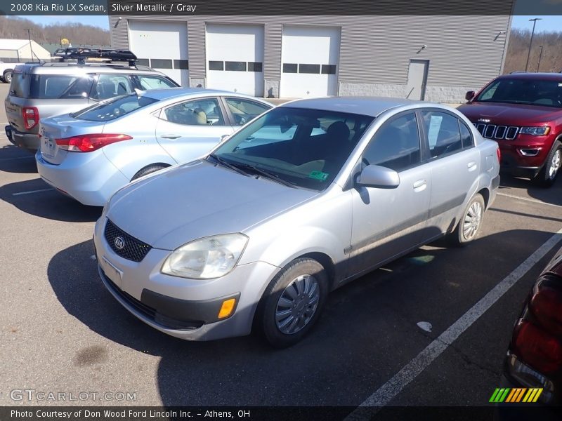 Silver Metallic / Gray 2008 Kia Rio LX Sedan