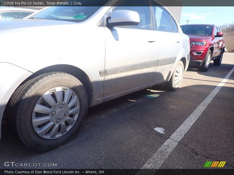 Silver Metallic / Gray 2008 Kia Rio LX Sedan