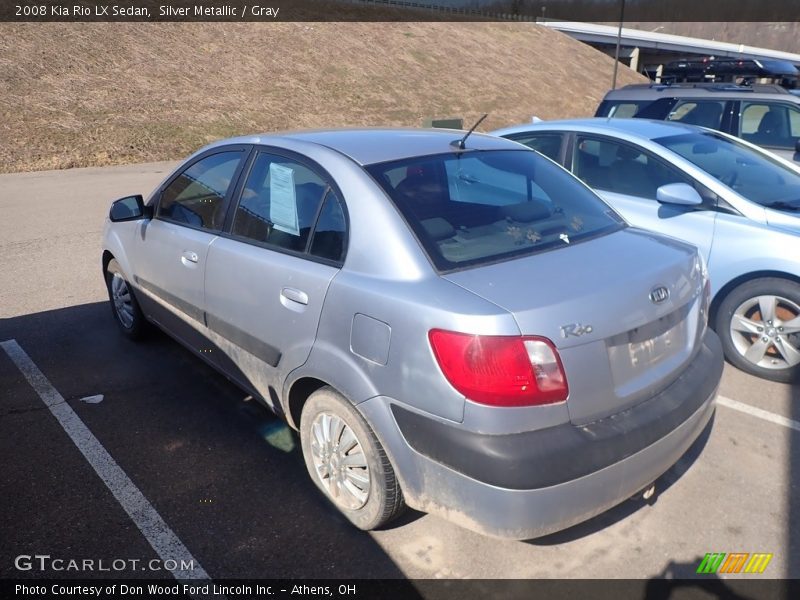 Silver Metallic / Gray 2008 Kia Rio LX Sedan