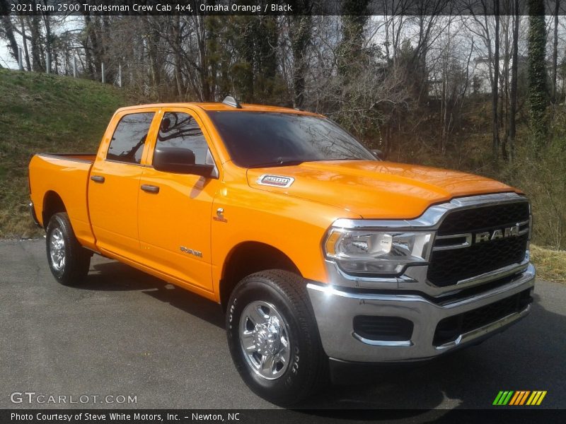 Omaha Orange / Black 2021 Ram 2500 Tradesman Crew Cab 4x4