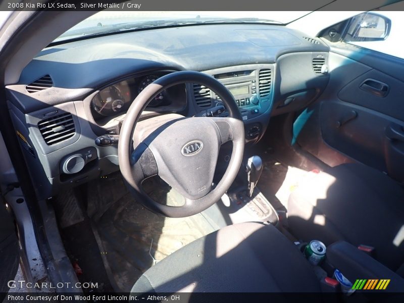 Silver Metallic / Gray 2008 Kia Rio LX Sedan