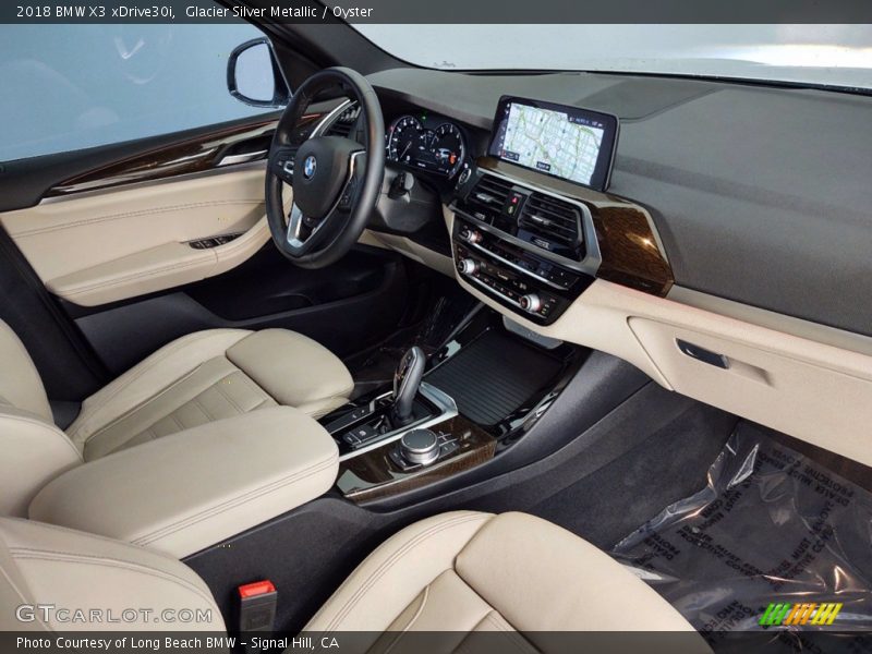 Glacier Silver Metallic / Oyster 2018 BMW X3 xDrive30i