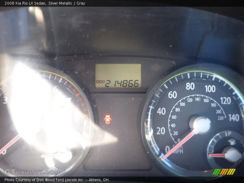 Silver Metallic / Gray 2008 Kia Rio LX Sedan