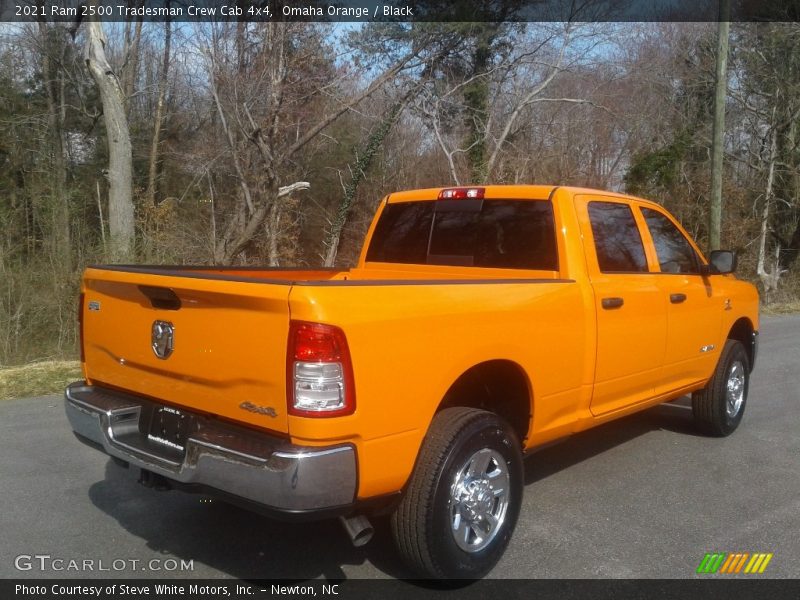 Omaha Orange / Black 2021 Ram 2500 Tradesman Crew Cab 4x4