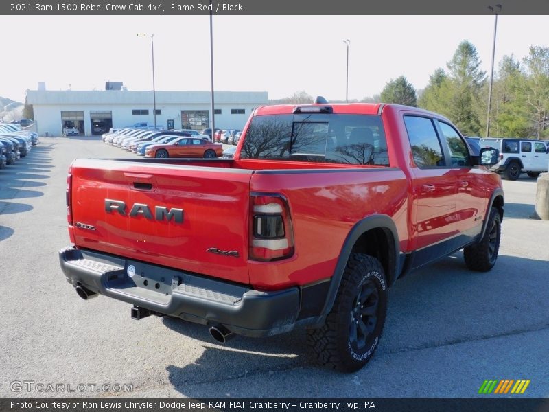 Flame Red / Black 2021 Ram 1500 Rebel Crew Cab 4x4
