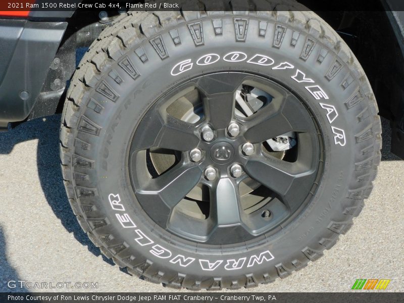 Flame Red / Black 2021 Ram 1500 Rebel Crew Cab 4x4