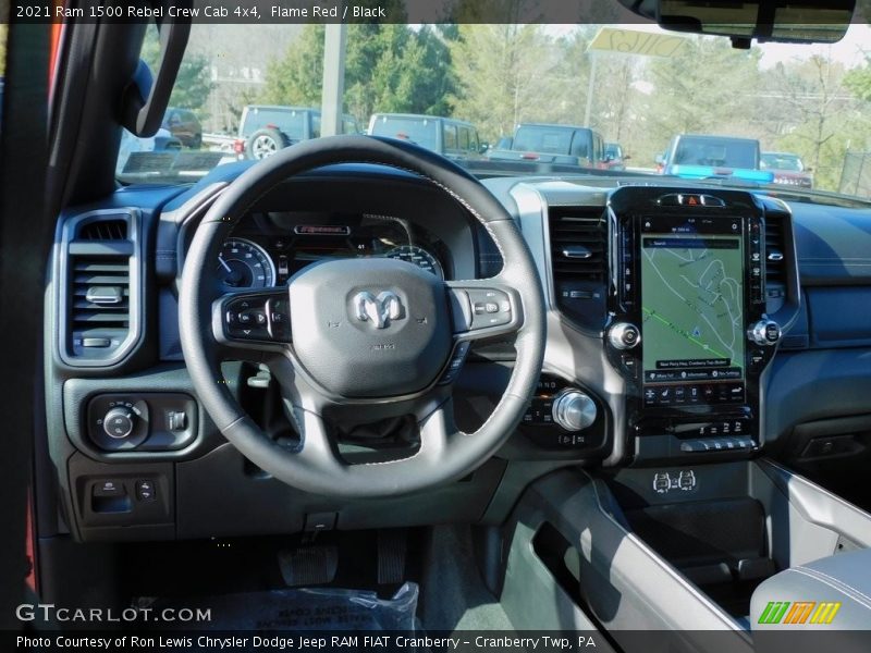 Flame Red / Black 2021 Ram 1500 Rebel Crew Cab 4x4