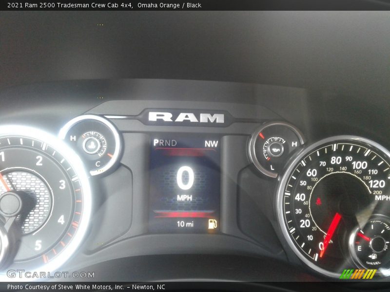 Omaha Orange / Black 2021 Ram 2500 Tradesman Crew Cab 4x4