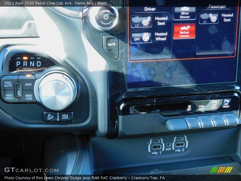 Flame Red / Black 2021 Ram 1500 Rebel Crew Cab 4x4